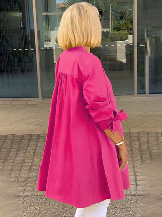 Betty – Classy Long Shirt Jacket