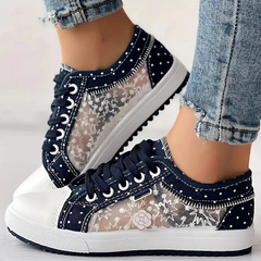 Cordelia – Elegant Floral Sneakers