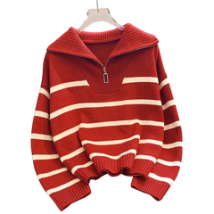 Angela – Casual Long Sleeve Collared Jumper