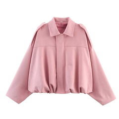 Jill – Sophisticated Cropped Contemporary Aviator Jacket