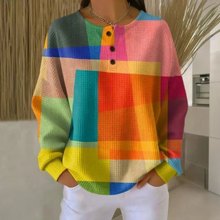 Consuelo | Doppelter Waffelpullover