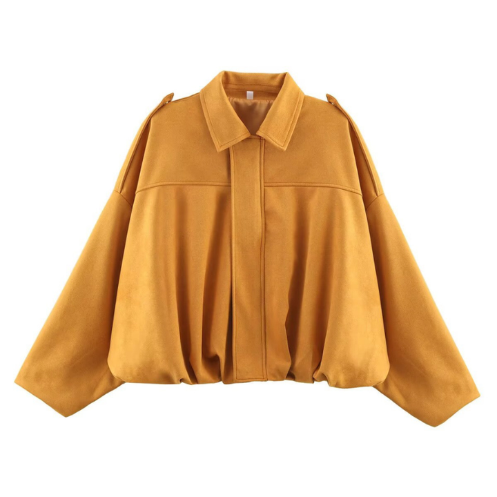 Jill – Sophisticated Cropped Contemporary Aviator Jacket