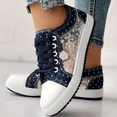 Cordelia – Elegant Floral Sneakers