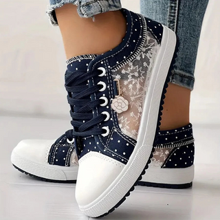 Cordelia – Elegant Floral Sneakers