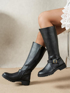 Elsie – Comfortable Low Heel Casual Daily Boots