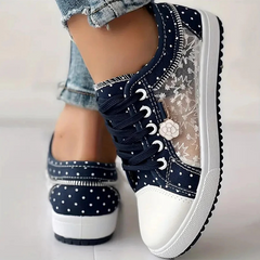 Cordelia – Elegant Floral Sneakers