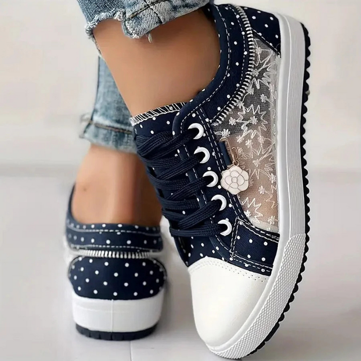 Cordelia – Elegant Floral Sneakers