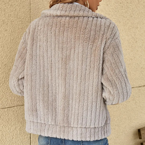 Nancy – Stylish Sherpa Jacket