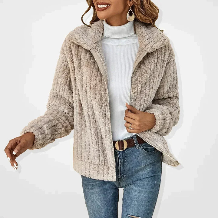Nancy – Stylish Sherpa Jacket