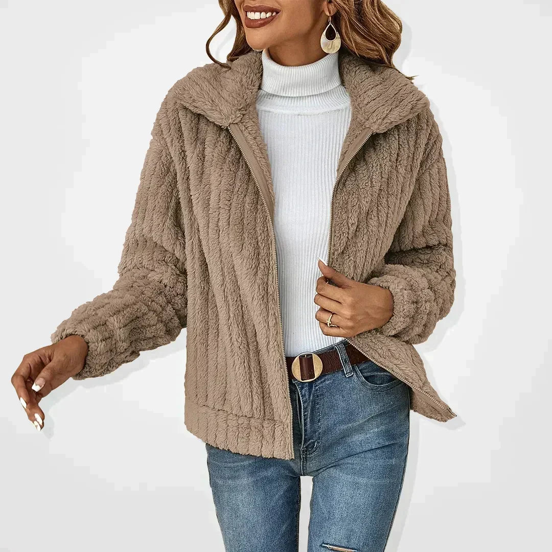 Nancy – Stylish Sherpa Jacket