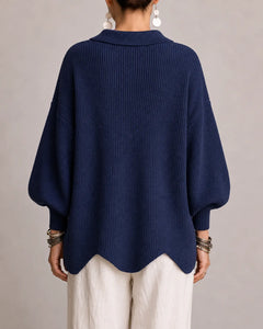 Elara | Oversized Button Knit Cardigan