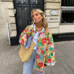 Mavis – Trendy Printed Jacket