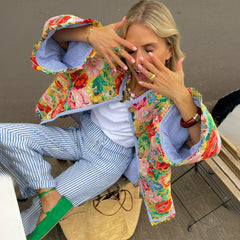 Mavis – Trendy Printed Jacket