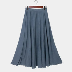 Kristýna Elegantní Vysokopásová Dlouhá Sukně Vzdušná