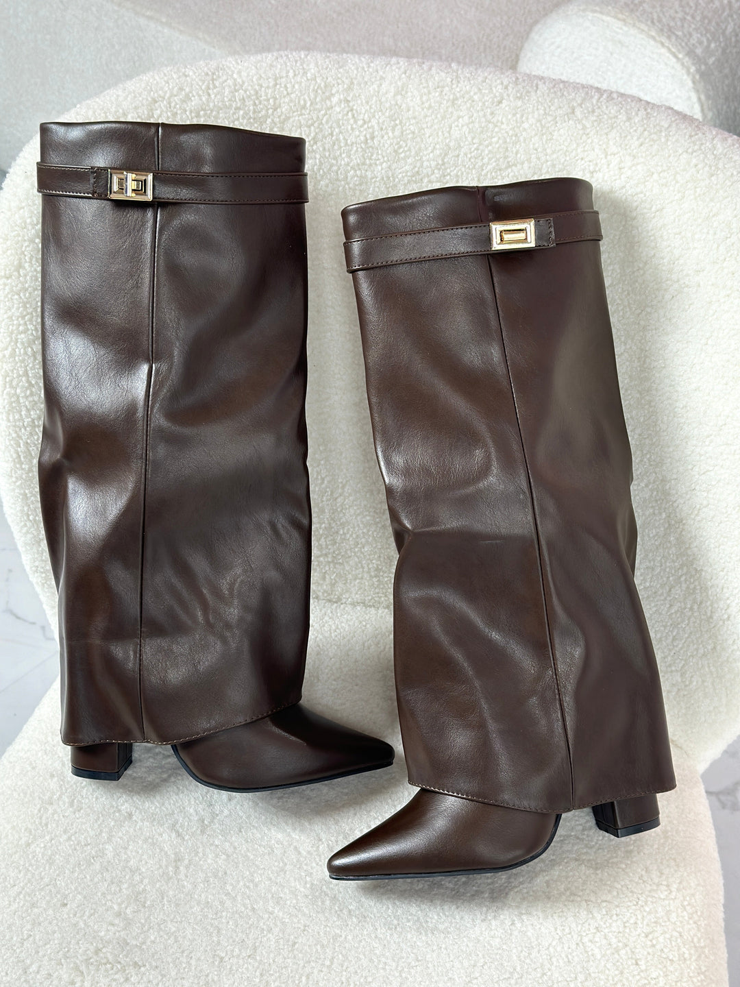 Vivienne – Brown Leather Boots