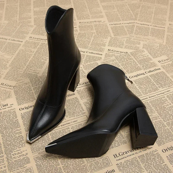 Teresa – Chrome Tip Chelsea Boots
