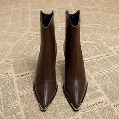 Teresa – Chrome Tip Chelsea Boots