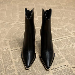 Teresa – Chrome Tip Chelsea Boots