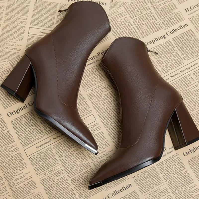 Teresa – Chrome Tip Chelsea Boots
