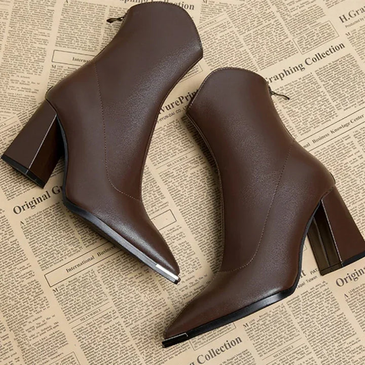 Teresa – Chrome Tip Chelsea Boots