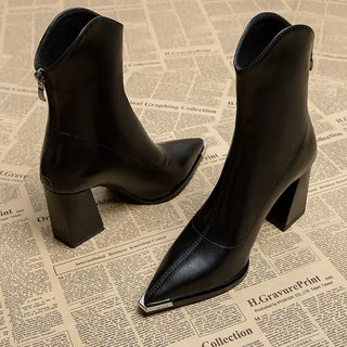 Teresa – Chrome Tip Chelsea Boots