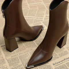 Teresa – Chrome Tip Chelsea Boots