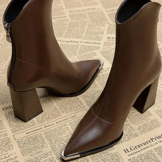 Teresa – Chrome Tip Chelsea Boots