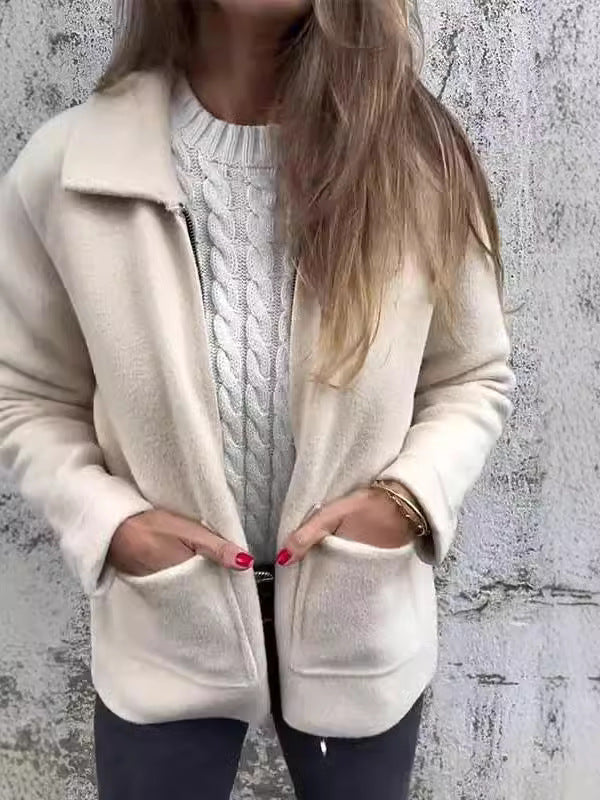 Cynthia – Classic Zip-Up Jacket