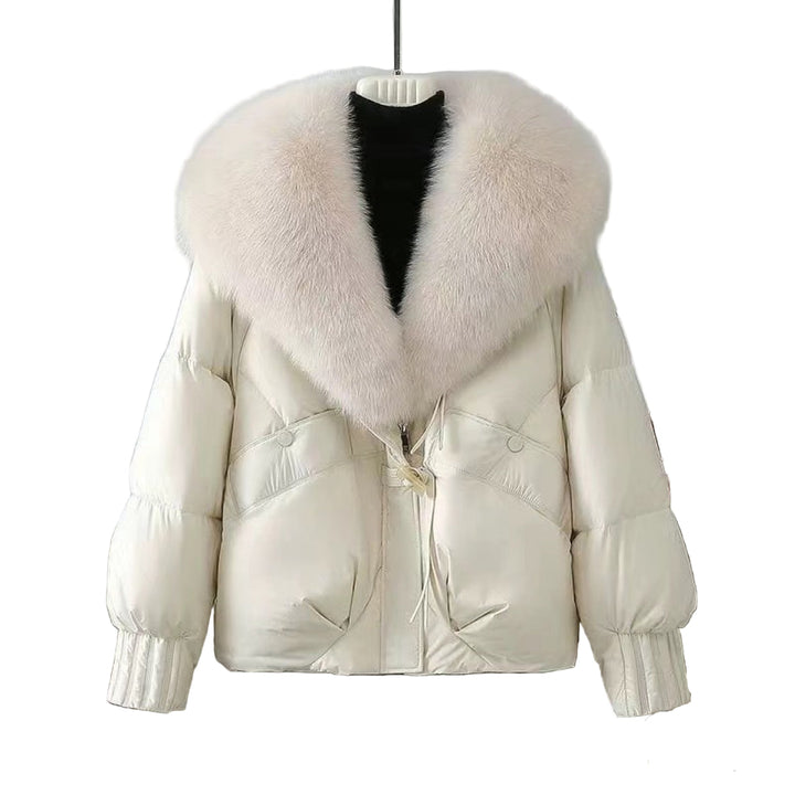 Deirdre – Winter Short Fur Collar Jacket