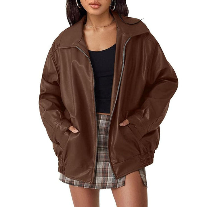 Angela – Stylish Oversized Motorcycle Jacket