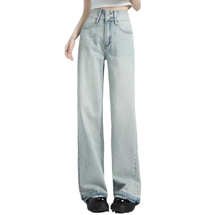 Stephanie – Summer Loose Fit Hem Jeans