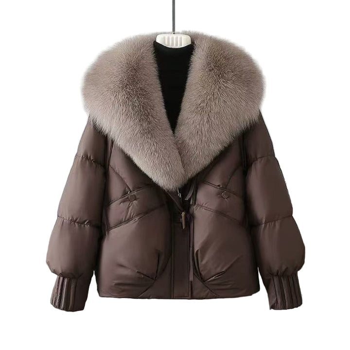 Deirdre – Winter Short Fur Collar Jacket