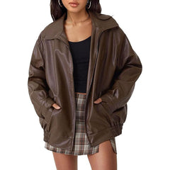 Angela – Stylish Oversized Motorcycle Jacket