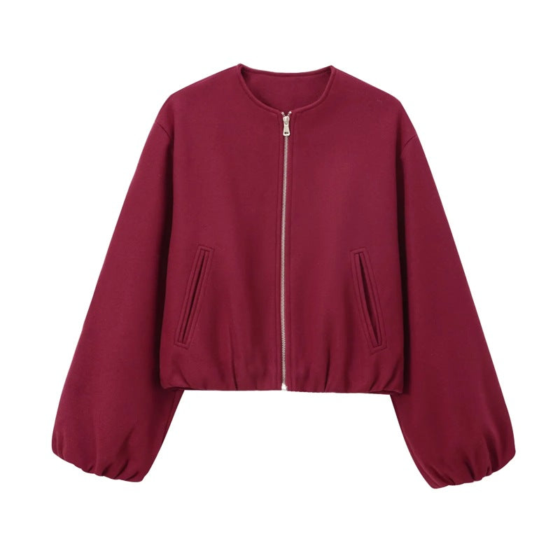 Frankie – Casual Balloon Sleeve Jacket