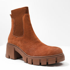 Ava – Chunky Slip-On Chelsea Ankle Boots