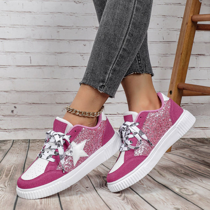 Betty – Trendy Breathable Lace-Up Running Sneakers