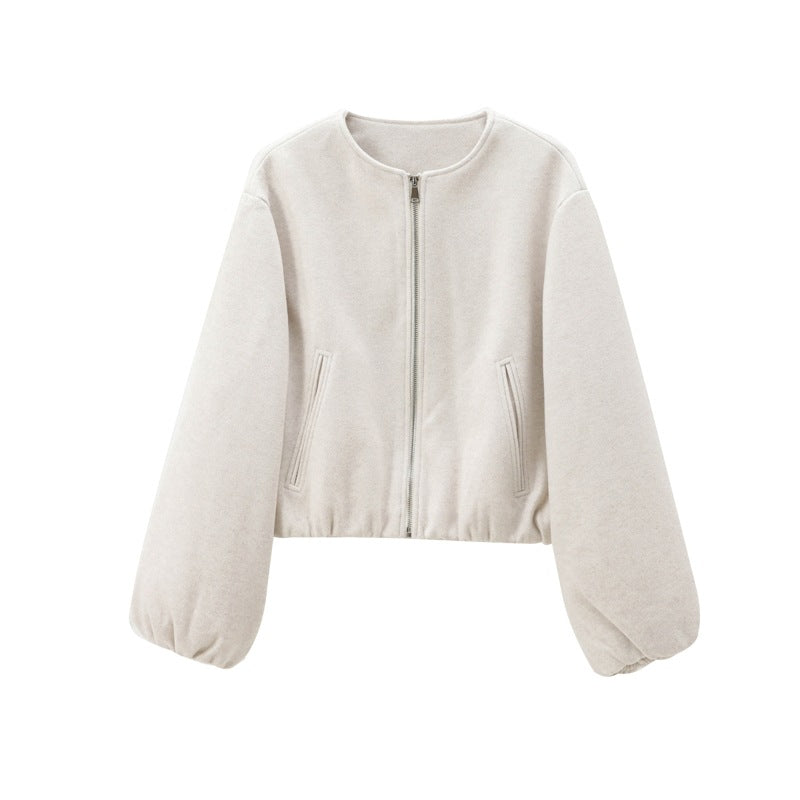 Frankie – Casual Balloon Sleeve Jacket