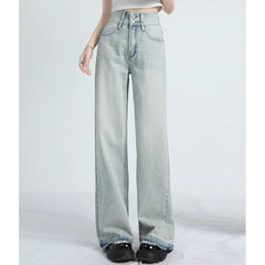 Stephanie – Summer Loose Fit Hem Jeans