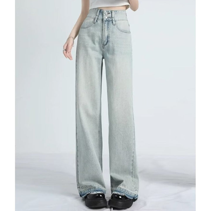 Stephanie – Summer Loose Fit Hem Jeans