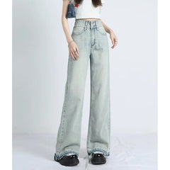 Stephanie – Summer Loose Fit Hem Jeans