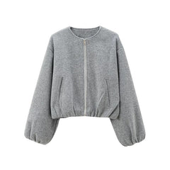 Frankie – Casual Balloon Sleeve Jacket