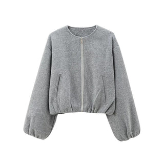 Frankie – Casual Balloon Sleeve Jacket