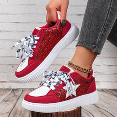 Betty – Trendy Breathable Lace-Up Running Sneakers