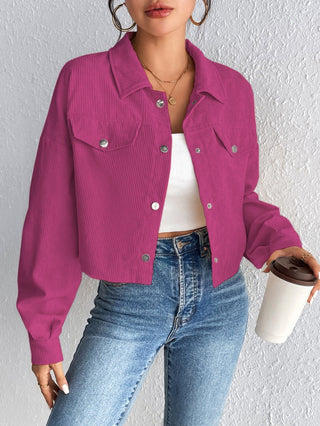 Jill – Vintage Collared Button-Up Jacket