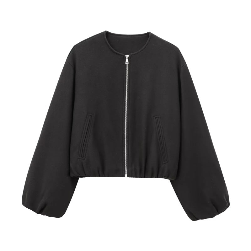 Frankie – Casual Balloon Sleeve Jacket