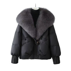 Deirdre – Winter Short Fur Collar Jacket
