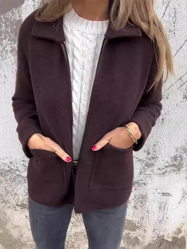 Cynthia – Classic Zip-Up Jacket