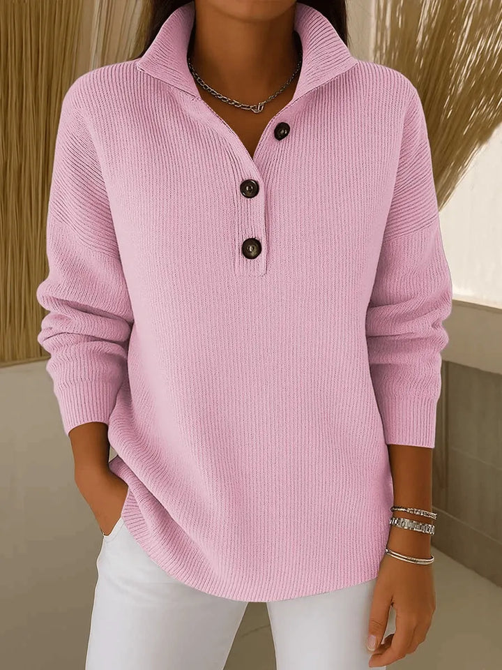 Amparo | Polo aus Jersey mit V-Ausschnitt