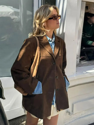 Helena | Giacca Elegante in Velluto