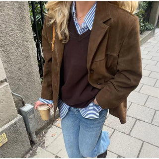 Helena | Giacca Elegante in Velluto